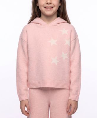 Girls' 7-16 Star-Print Long-Sleeve Hoodie