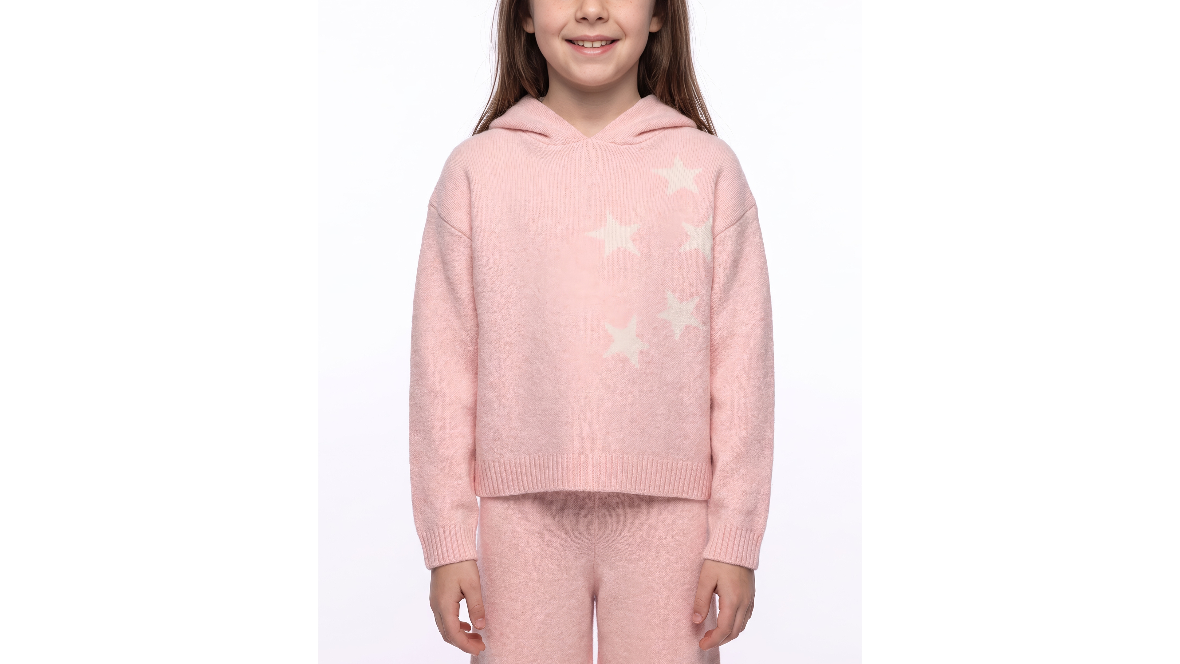 CeCe Girls' 4-16 Star-Print Long-Sleeve Hoodie
