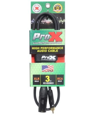 XC-RXM03 Unbalanced RCA to XLR Audio Cable 3 Feet
