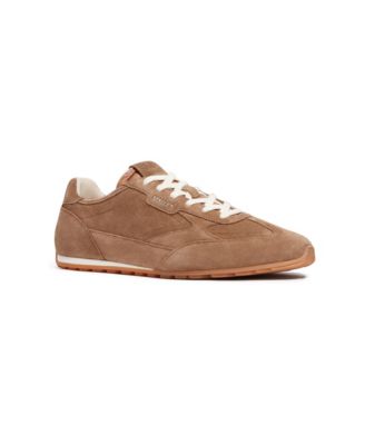 Men's Penn Retro Leather and Suede Runner Sneakers