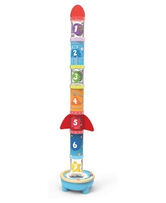 Rocket Ball Air Stacker Aerodynamics Learning 10-Piece Activity Set, Ages 2+