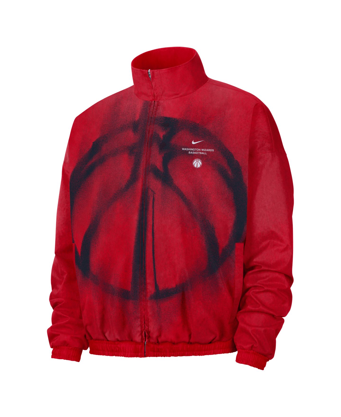 Мужская куртка Nike Red, Navy Washington Wizards 2026 Game Theater Loud On Court Anthem — фото 1