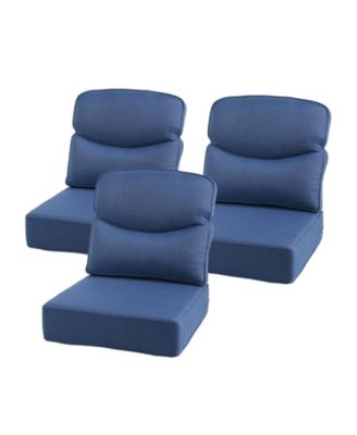 6Inch Thick 24" x 24" Outdoor Deep Seating Cushion Set Indoor And Outdoor Seat / Back Cushion