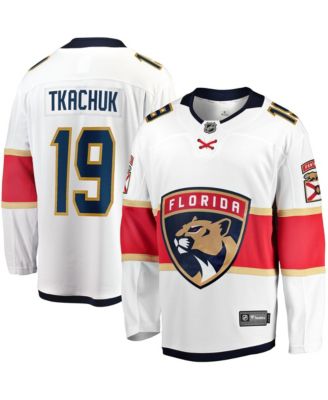 Men's Matthew Tkachuk White Florida Panthers Away Breakaway Jersey