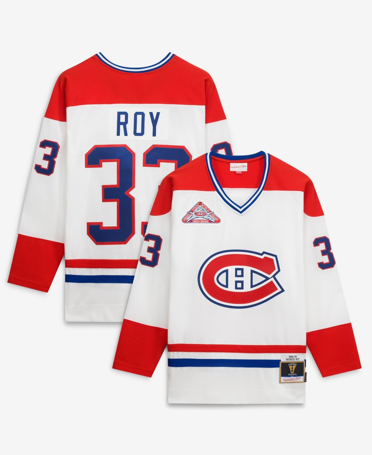 Mitchell & Ness Men's Patrick Roy White Montreal Canadiens 1992 Power Play Jersey - White