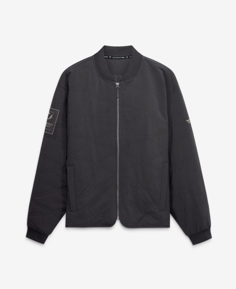 Мужская куртка Fanatics Charcoal New Jersey Devils Authentic Pro Road Bomber