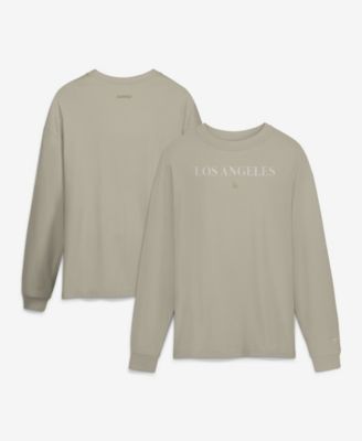 Men's Beige Los Angeles Dodgers Elements Long-Sleeve T-Shirt
