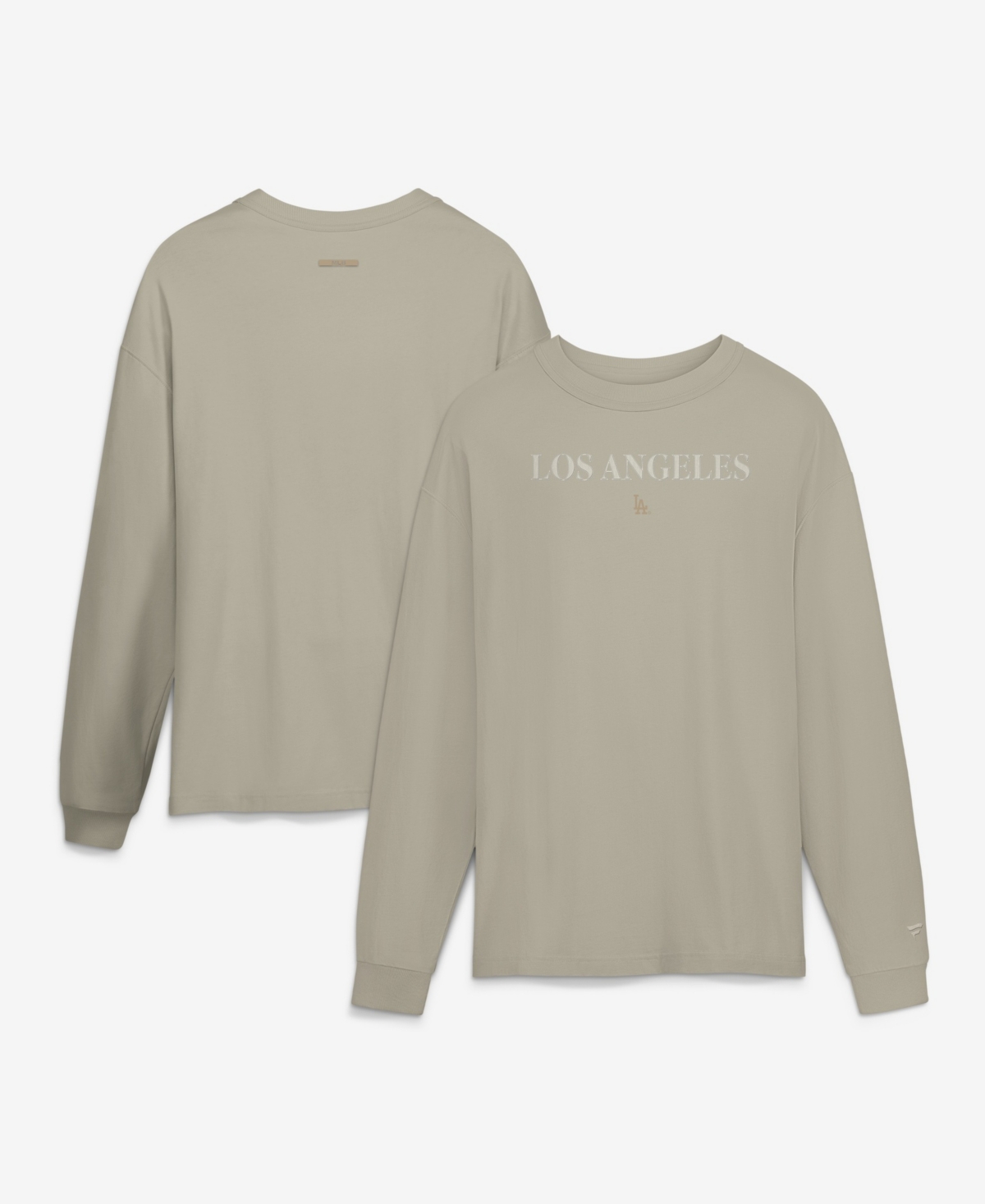 Fanatics Men's Beige Los Angeles Dodgers Elements Long-Sleeve T-Shirt - Beige
