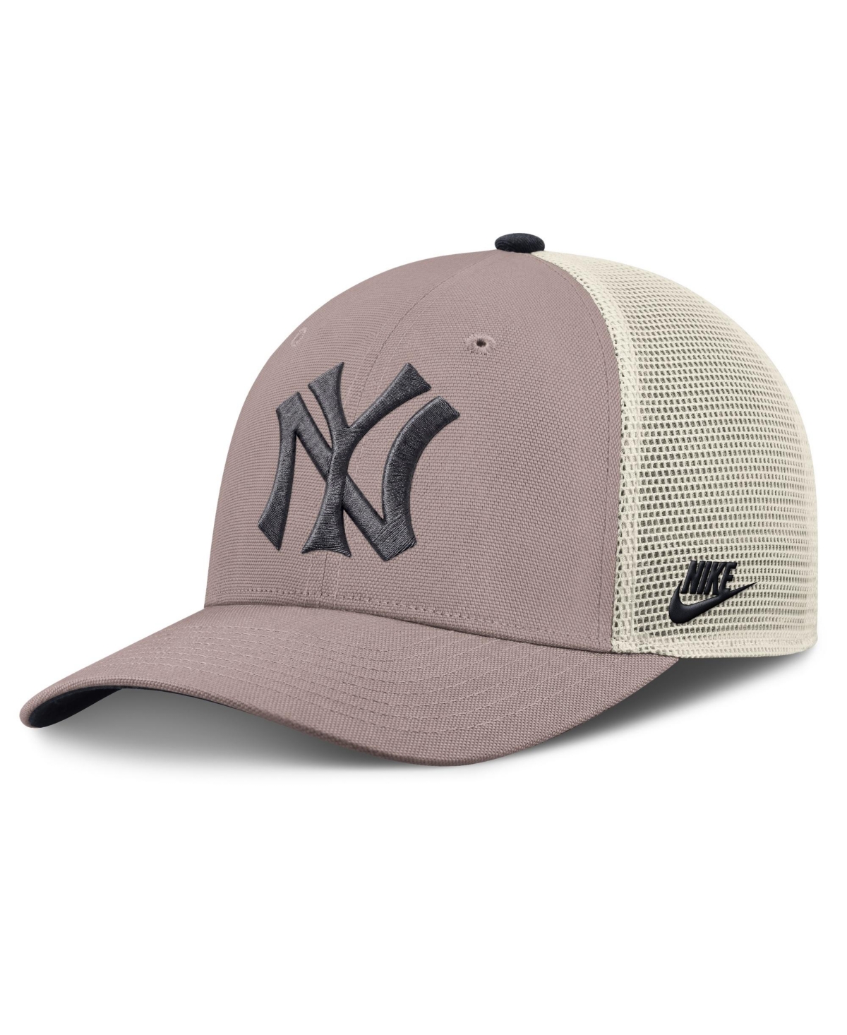 Nike Men's Khaki New York Yankees Cooperstown Rise Adjustable Trucker Hat - Khaki