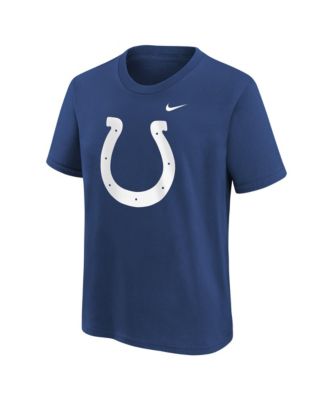 Big Boys' and Girls' Royal Indianapolis Colts Logo T-Shirt