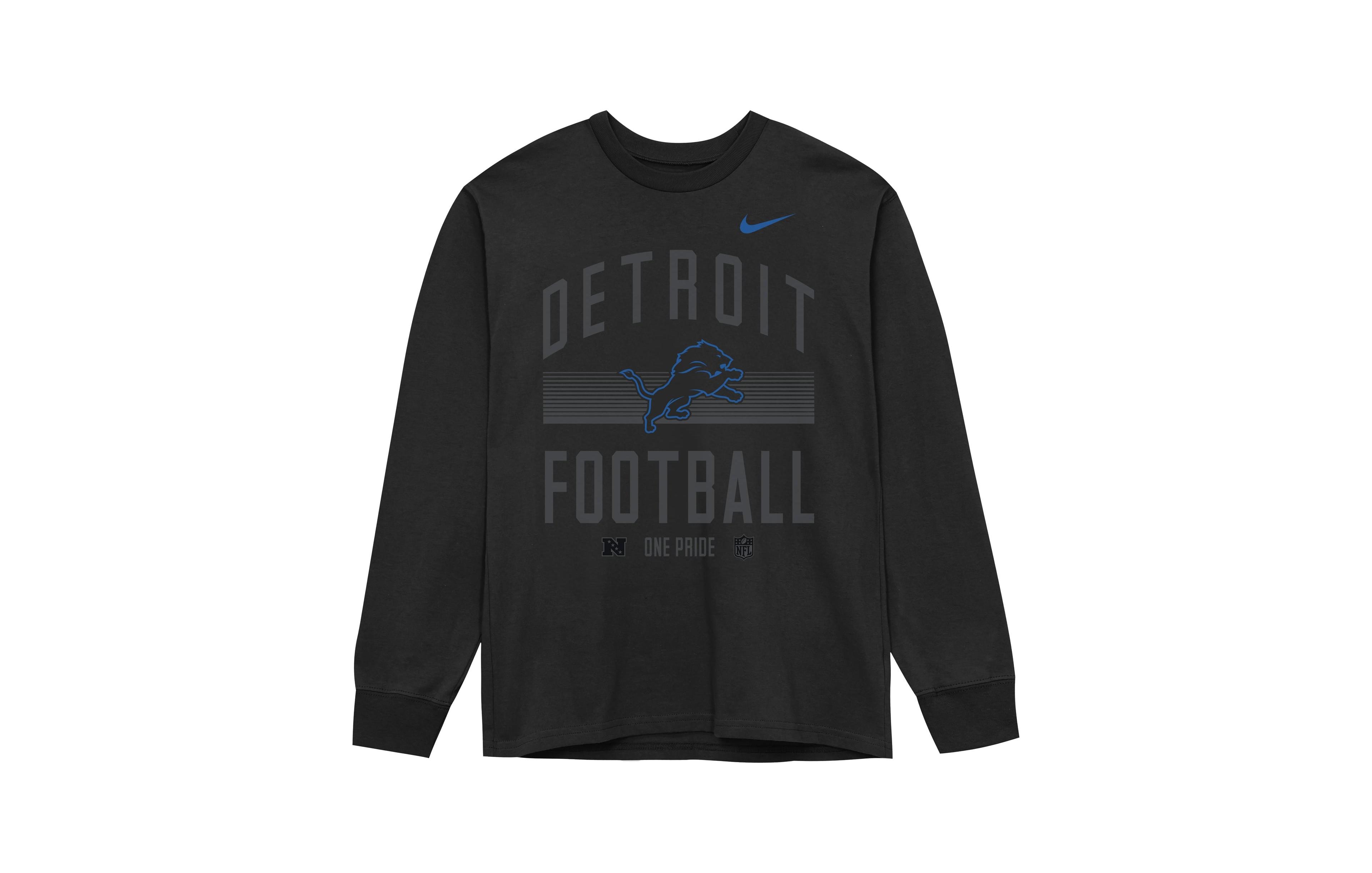Nike Toddler Black Detroit Lions Essential Long-Sleeve T-Shirt