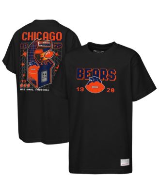 Big Boys' and Girls' Black Chicago Bears Retro Arcade T-Shirt