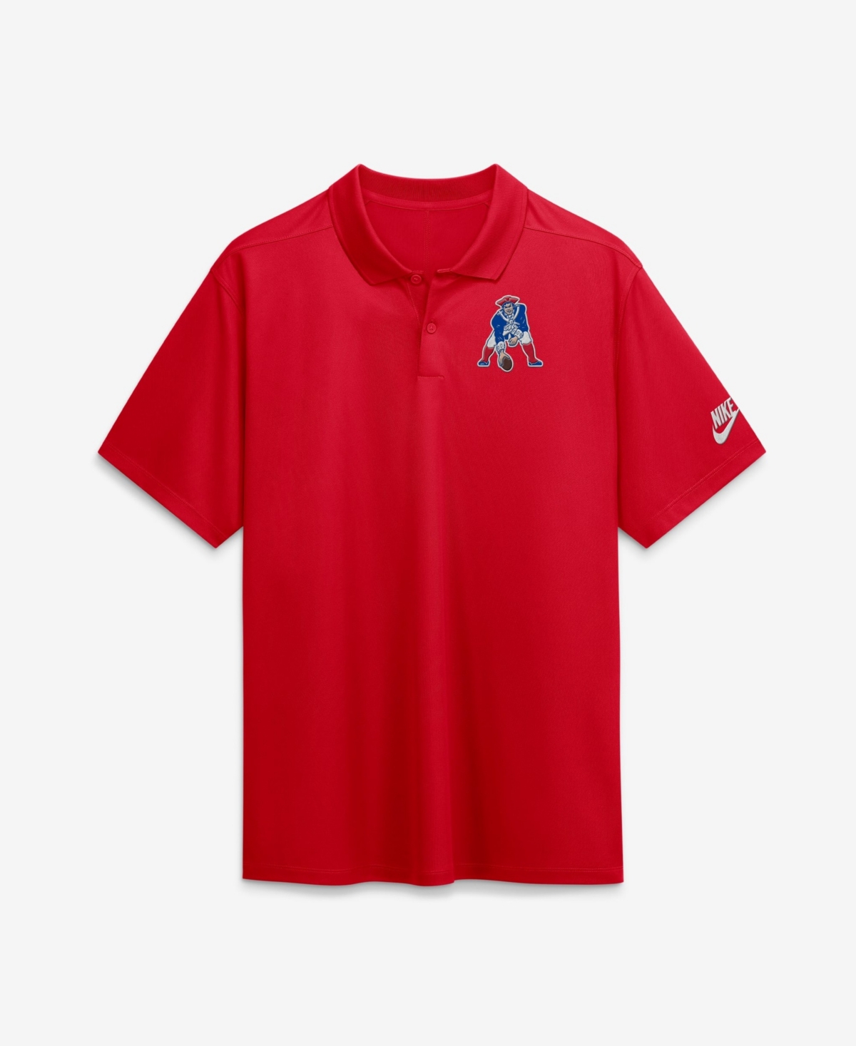Nike Men's Red New England Patriots Heritage Roots Victory Dri-fit Polo Shirt - Red