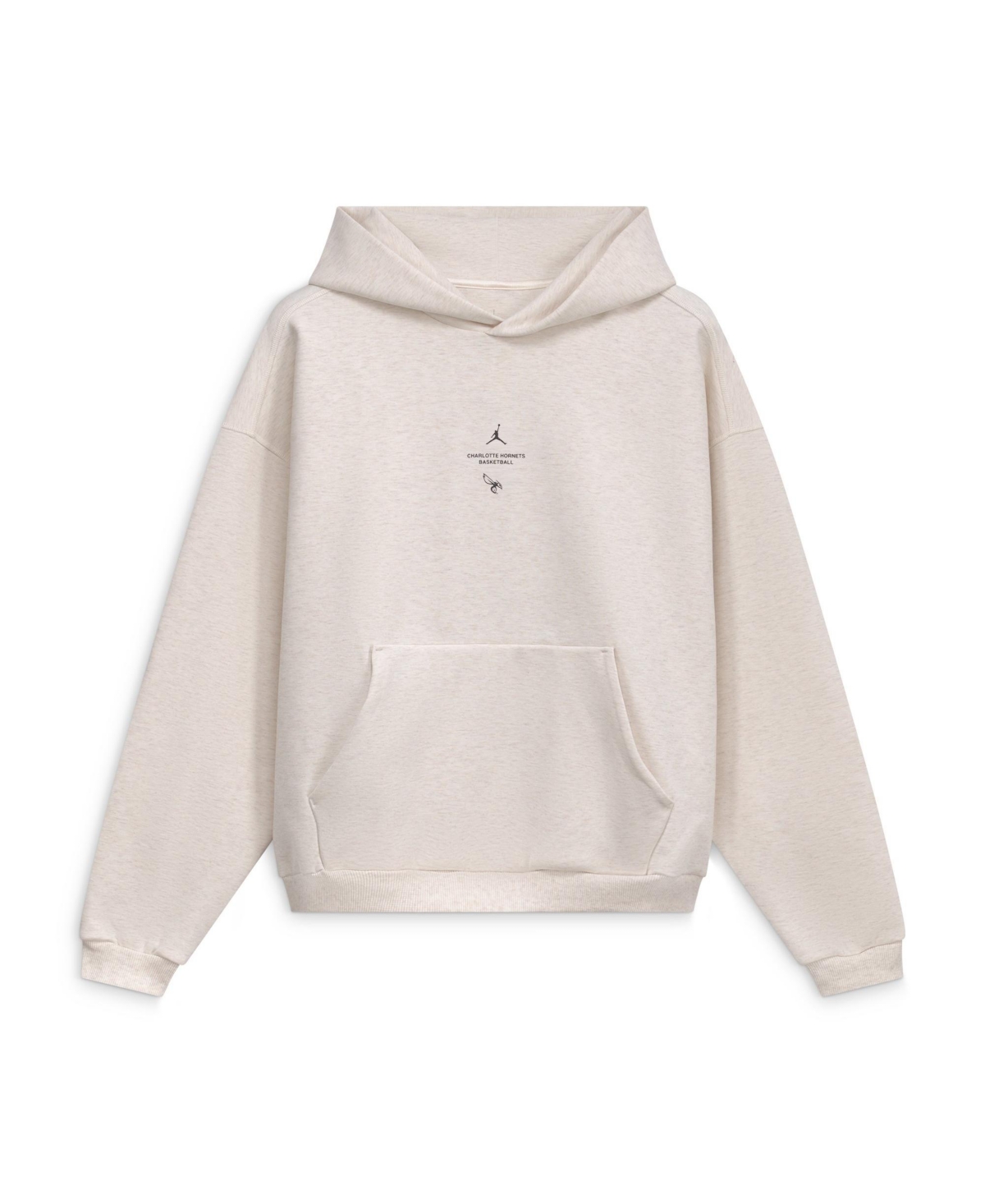 Men's Jordan Brand Oatmeal Charlotte Hornets 2026/27 Standard Issue Stretch Pullover Hoodie