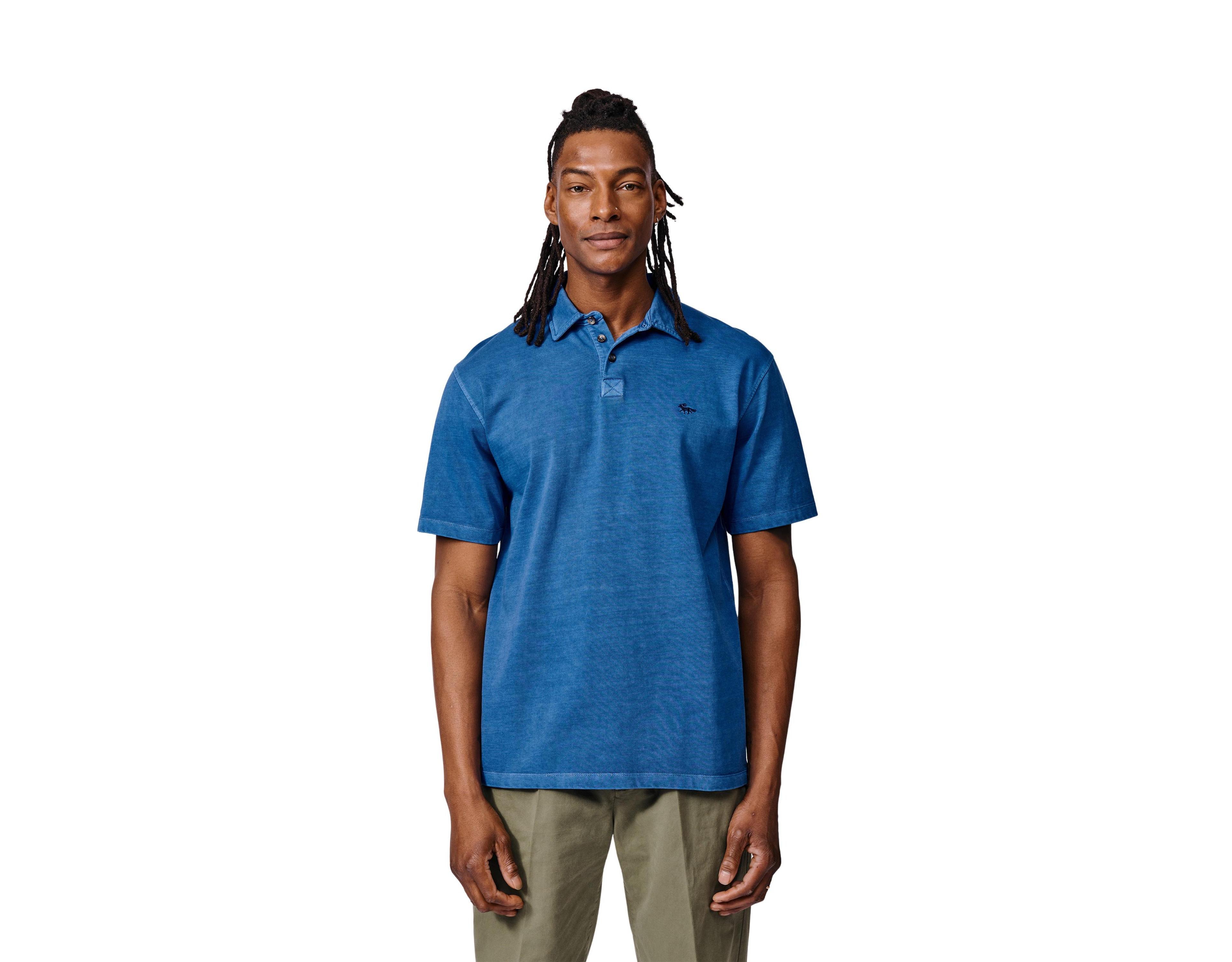 Aubin Men's Arkwright Cotton Heavyweight Jersey Regular Fit Polo Shirt