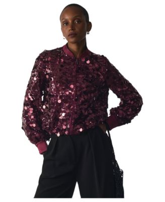 Women's Corvetto Sequin Bomber Jacket