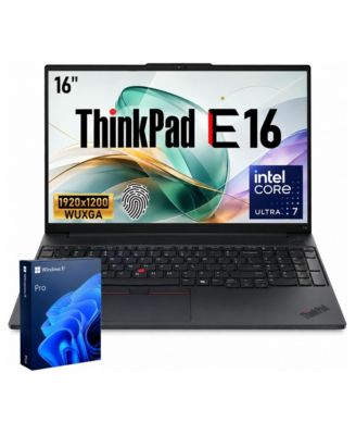 ThinkPad E16 Gen 3 16" Laptop, Intel Core Ultra 7 255H, 64GB RAM, 2TB SSD, Windows 11 Pro