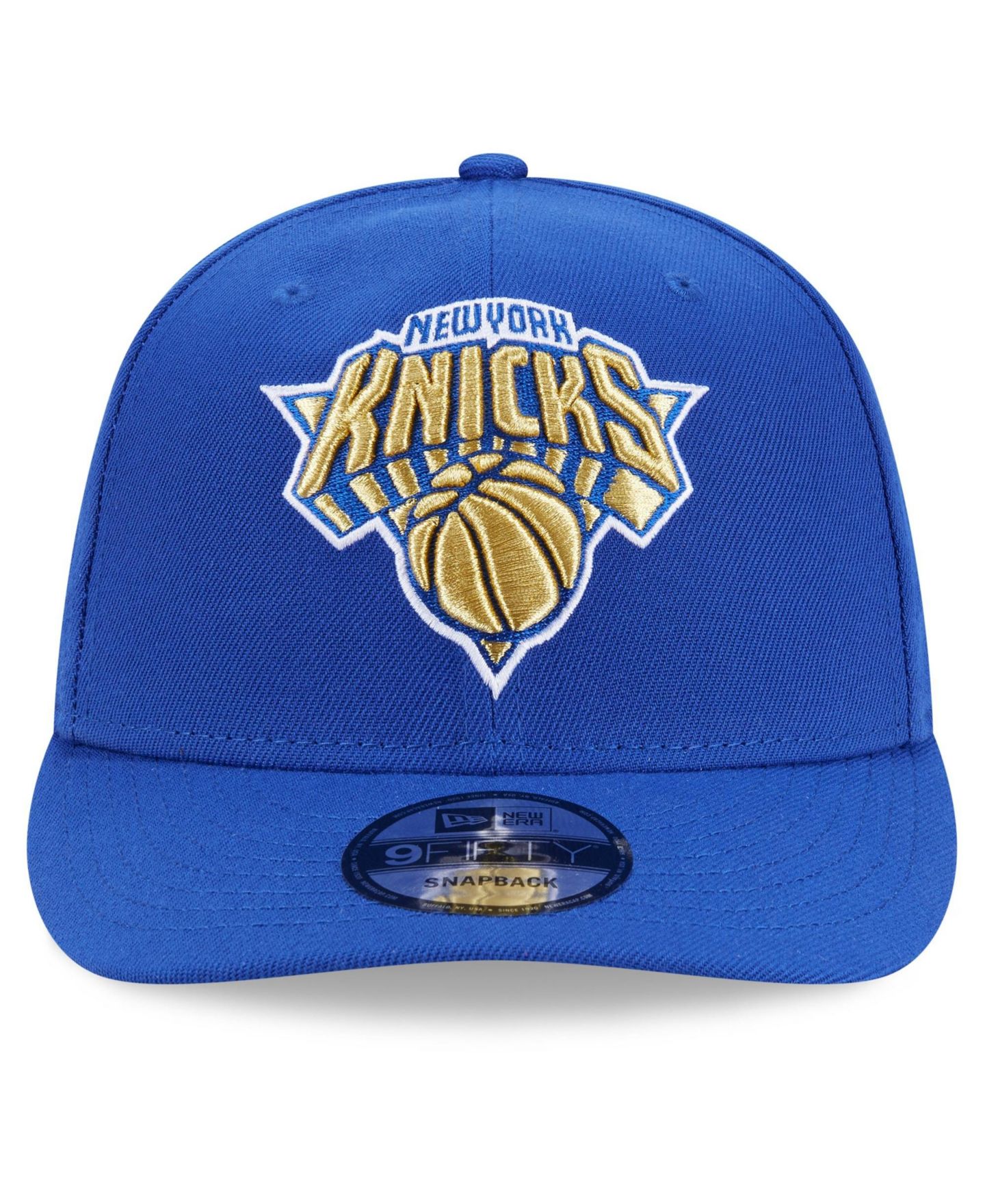Мужская кепка New Era Blue New York Knicks 2026 Ring Ceremony 9FIFTY Hat — фото 3