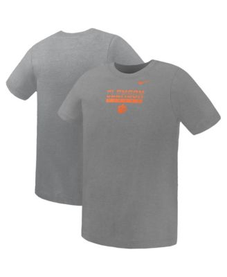 Preschool Gray Clemson Tigers Name Bar Legend Dri-FIT T-Shirt