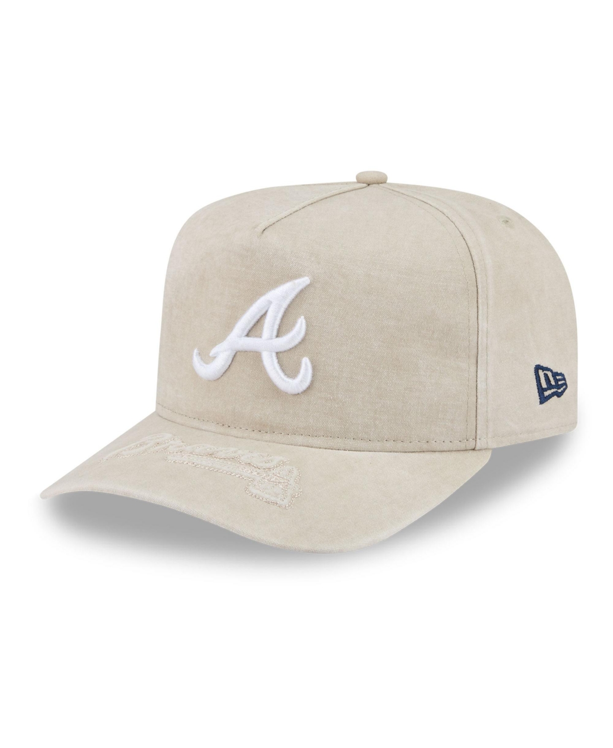 New Era Men's Tan Atlanta Braves Neutral 9FIFTY A-Frame Snapback Hat - Tan