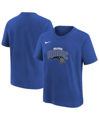 Big Boys' and Girls' Blue Orlando Magic Team Essential Logo T-Shirt