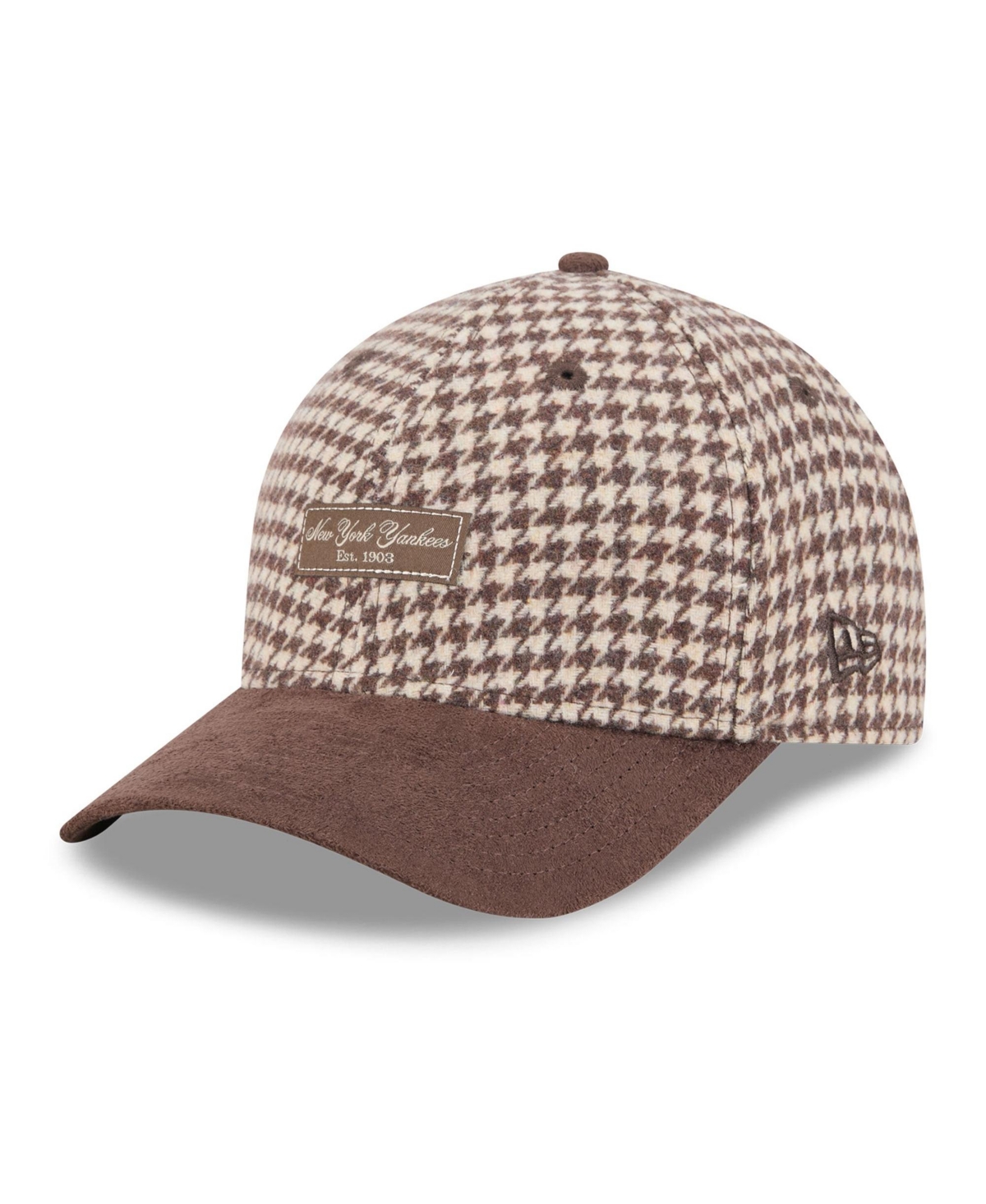 New Era Women's Light Brown New York Yankees Faux Wool 9FORTY M-Crown Adjustable Hat - Light Brown, Brown
