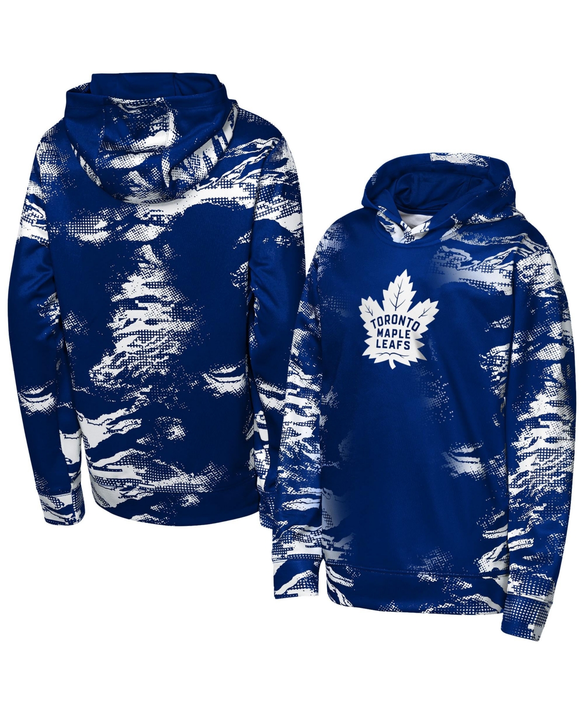 Outerstuff Big Boys' and Girls' Blue Toronto Maple Leafs Team Dynamics Hoodie - Blue