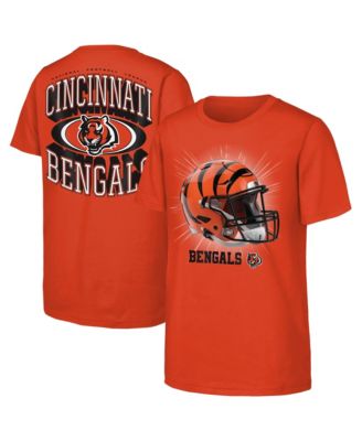 Big Boys' and Girls' Orange Cincinnati Bengals Winning Mentality T-Shirt
