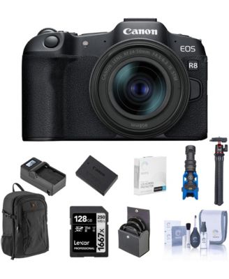 EOS R8 24.2MP 4K Mirrorless Camera with RF 24-50mm f/4.5-6.3 IS STM Lens