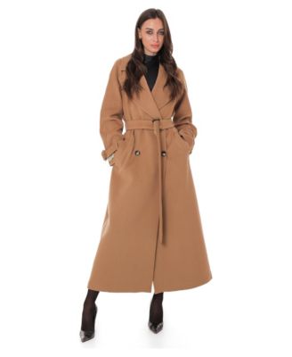Women's Madeline Cashmere/Wool Blend Double-Breasted Overcoat