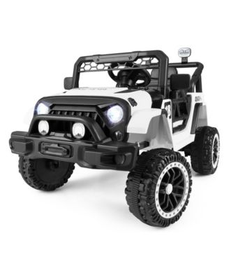 12V Ride-On Truck with Remote Control and Suspension, 1-Seat, Ages 3-5