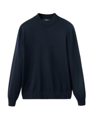 Men's Willym Mock-Neck Lightweight Merino Wool Sweater