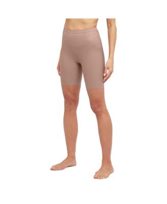 Women's SPANXshape Invisible Supima Cotton-Blend High-Waisted Tummy Control Anti-Chafe Mid-Thigh Shorts