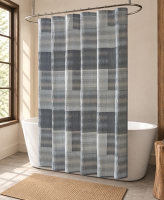 Trista Patchwork Shower Curtain, 72" x 72"