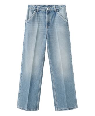 Women's High-Waisted Wide-Leg Jeans