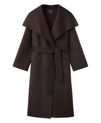 Women's Woollen Belt Coat