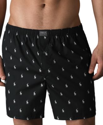 Men's Allover Pony Woven Boxers  