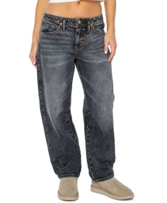 Women's Surf Pipe Mid-Rise Barrel-Leg Jeans