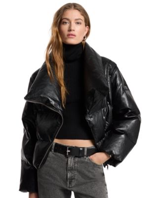 Women's Moto Duck Down Jacket