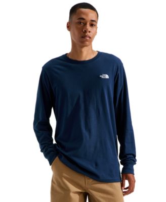 Men's Evolution Simple Dome Long-Sleeve Embroidered Logo T-Shirt