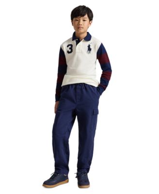 Boys' 8-20 Big Pony Cotton Mesh Polo Shirt