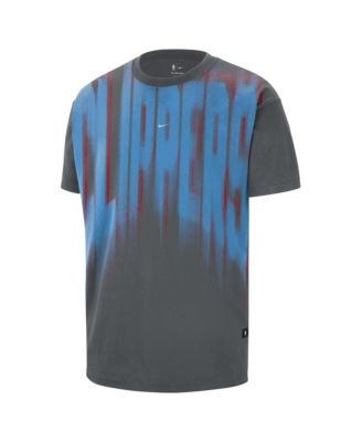Men's Gray La Clippers 2026 Game Theather Anthem T-shirt