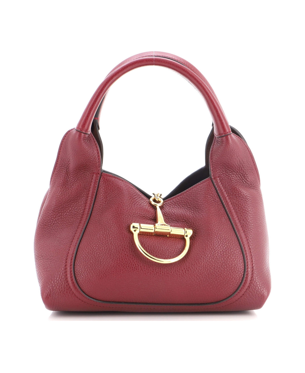 Pre-Owned Gucci Medium Softbit Hobo Leather - Brown