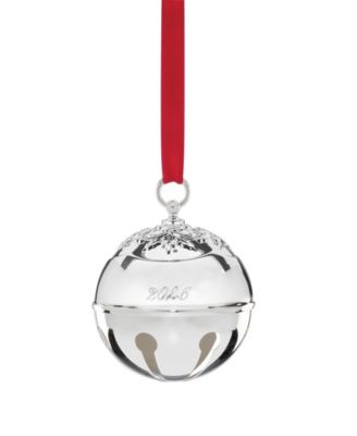 2026 Holly Bell Silverplate Ornament