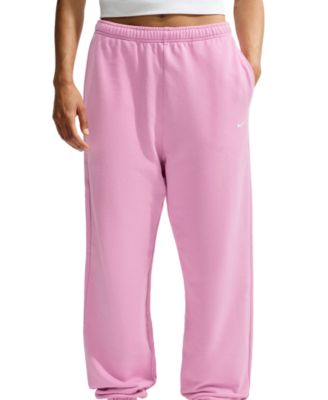 Women's Studio Fleece Lightweight "French Terry" Oversized High-Rise Cuffed Pants