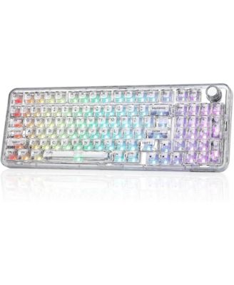 X98 Wireless Hot-Swappable Mechanical Keyboard with Knob for PC/Mac