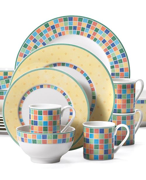Villeroy Boch Twist Alea 18 Pc Dinnerware Set Service For 4