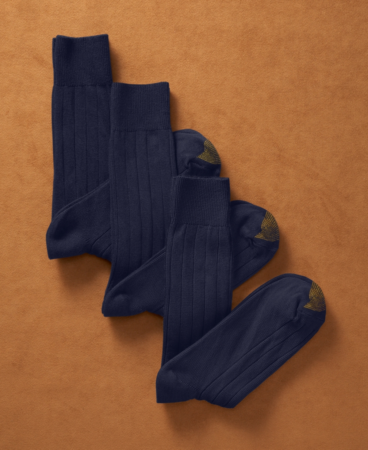 Gold Toe Men's 3-Pack Dress Hamption Crew Socks