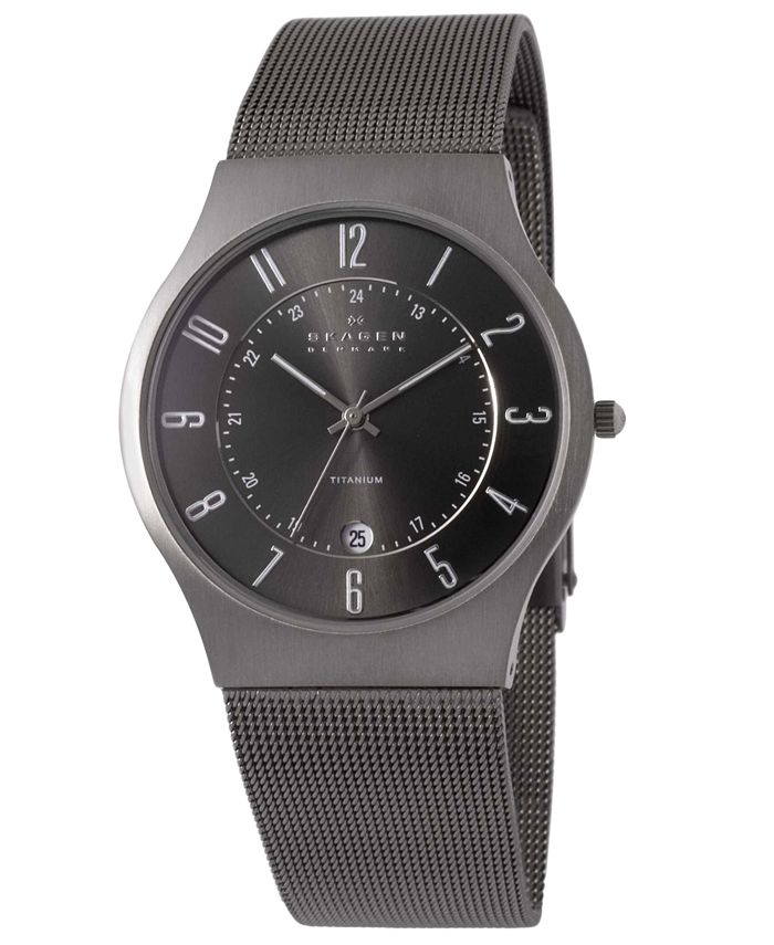 Skagen Watch, Men's Titanium Bracelet 233XLTTM - Macy's