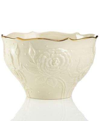Lenox - "Ivory Rose" Treat Bowl, 6 1/4" D